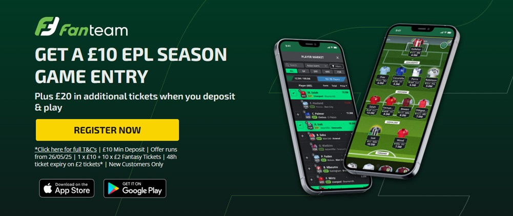 FanTeam is back for 2025/26 EPL Fantasy 4