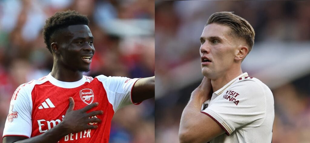 Is Gyokeres taking over pens from Saka at Arsenal?