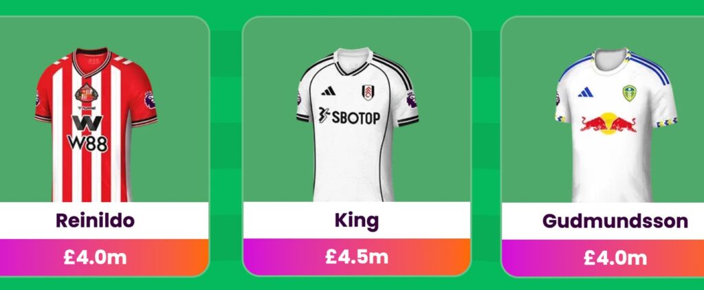 Who were the cheapest starting players in FPL Gameweek 1?