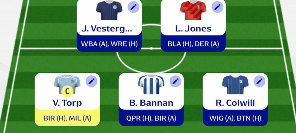 Fantasy EFL Double Gameweek 9: Scout Picks