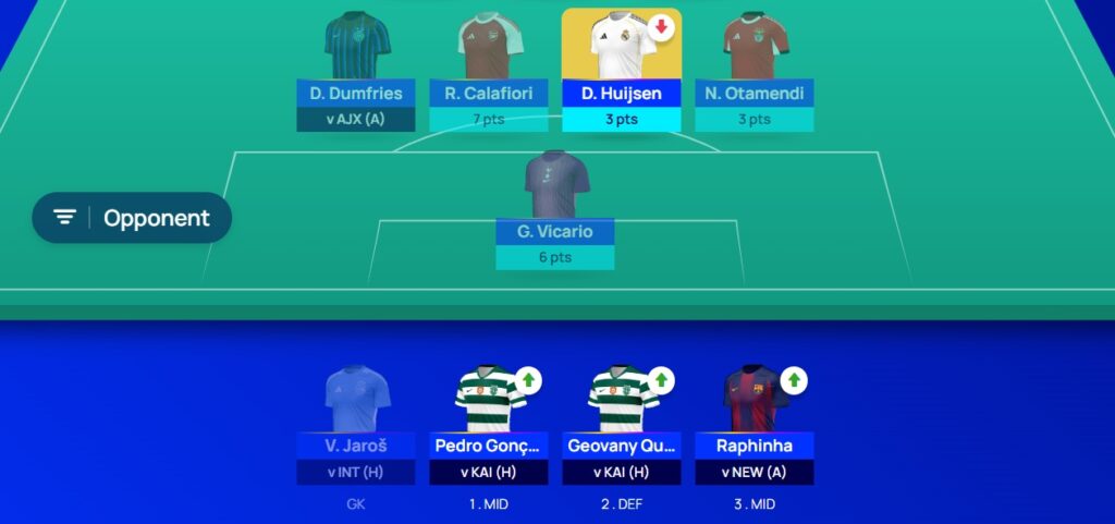 UCL Fantasy 2025/26: How to make subs + captain changes