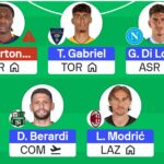 Serie A Fantasy: Gameweek 13 team reveals 6