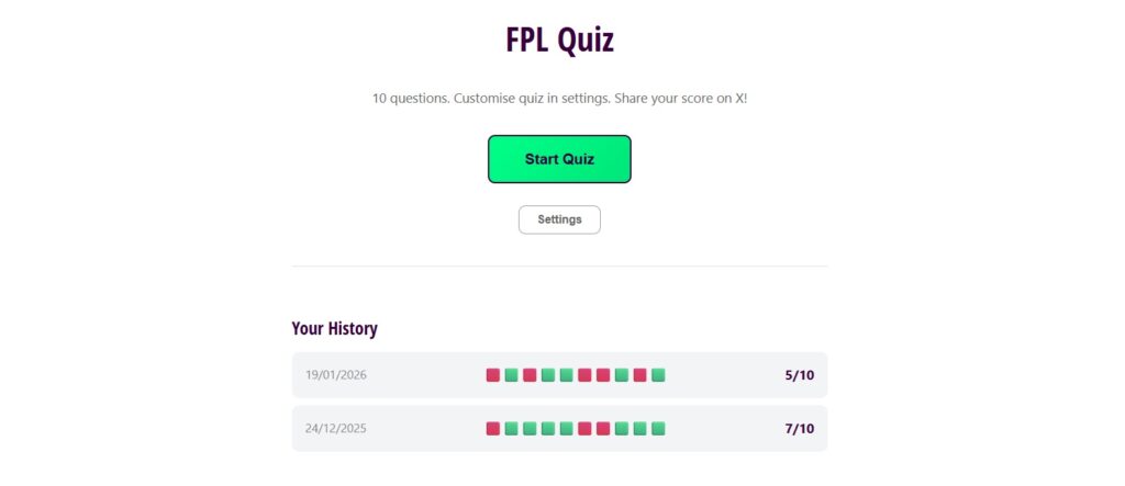 Test your Fantasy knowledge with our FPL Quiz!