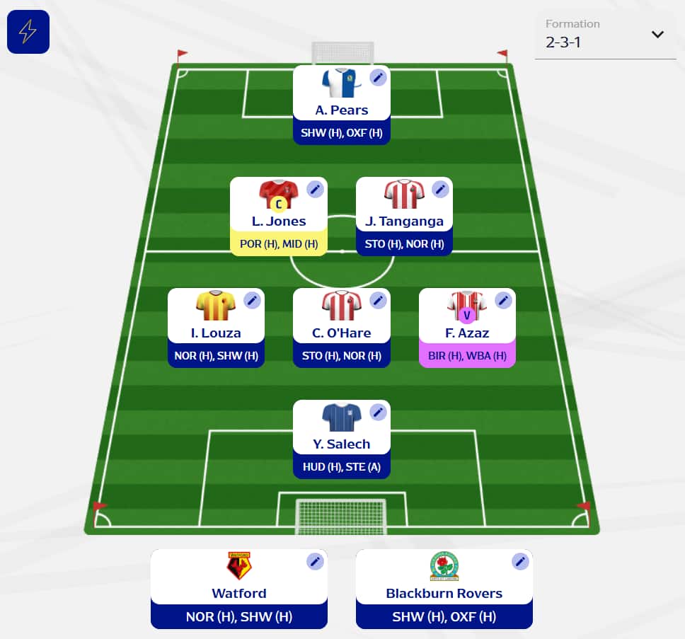 Fantasy EFL 19 Picks