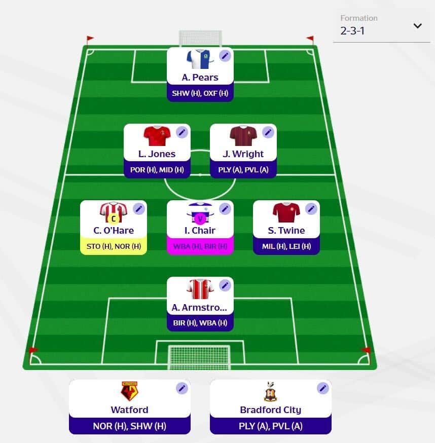 Fantasy EFL Gameweek 19 Reveals
