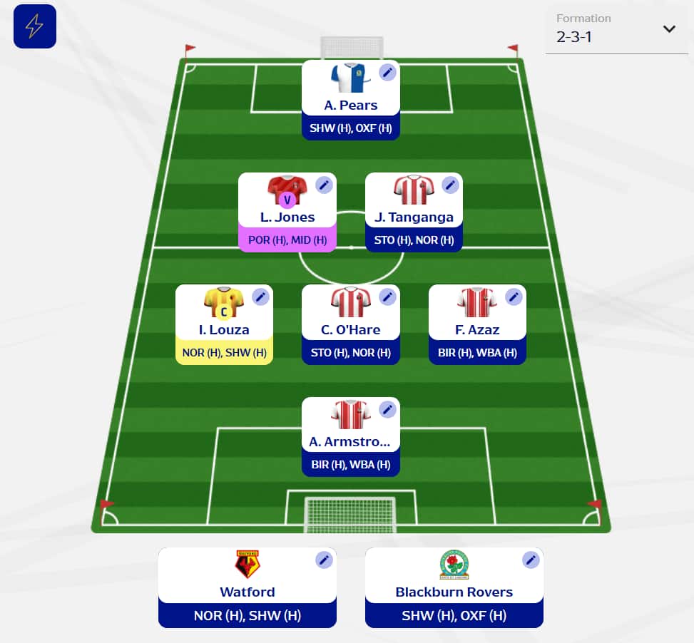 Fantasy EFL Gameweek 19 Reveals