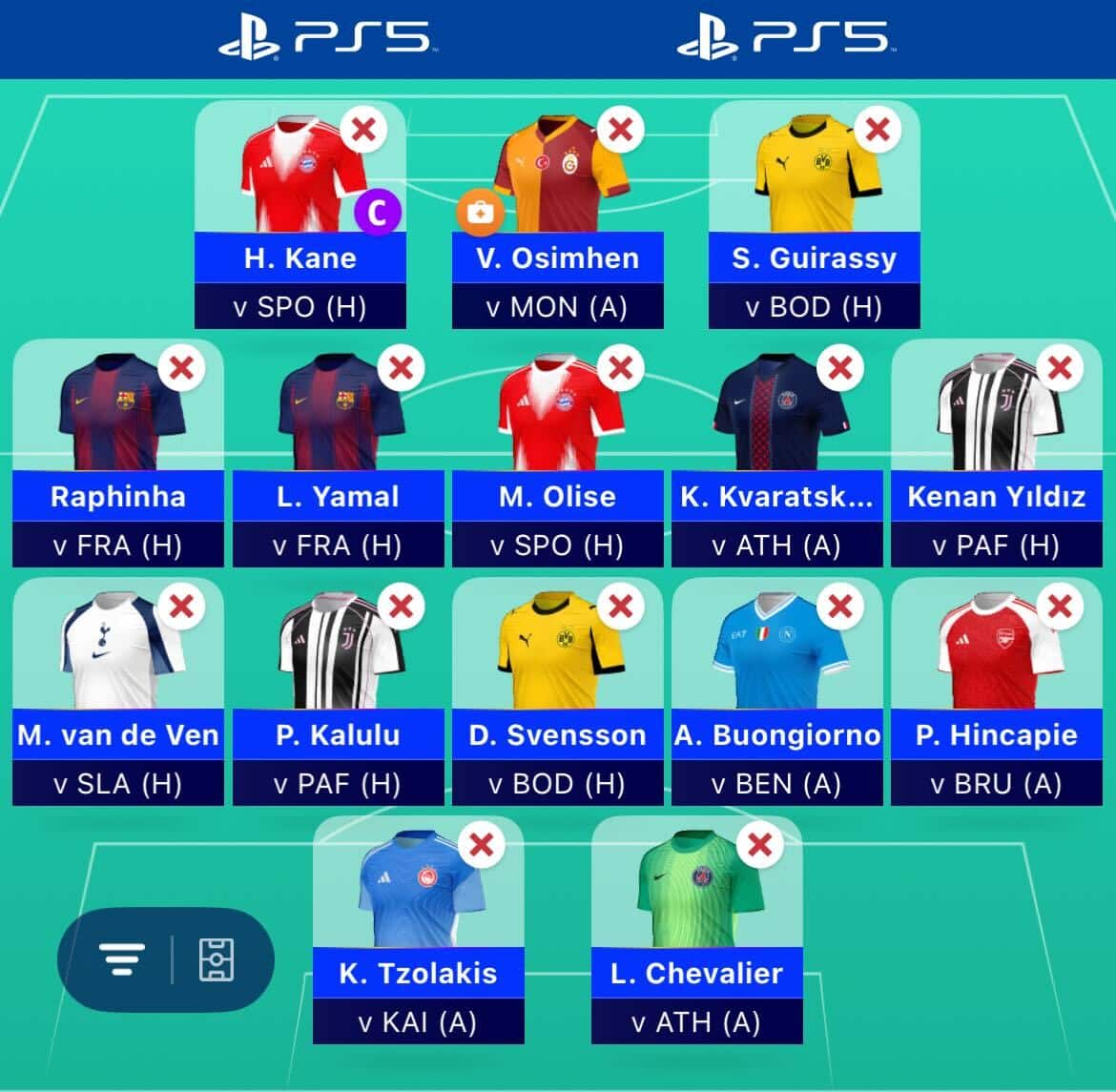 UCL Fantasy