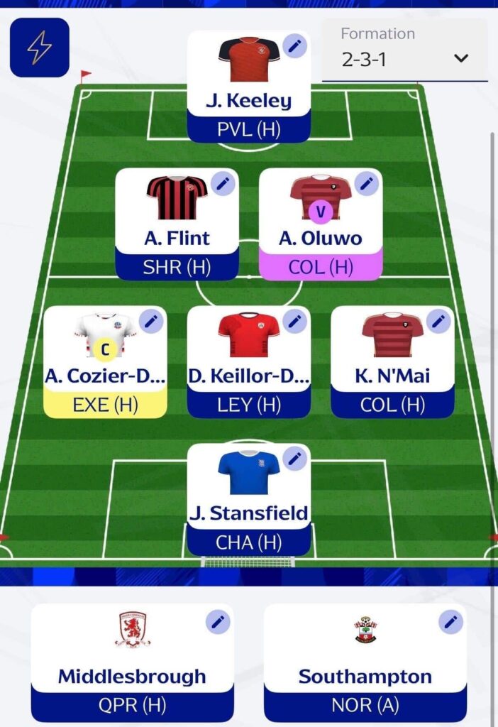 Fantasy Gameweek 20 Reveals