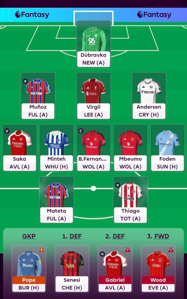 FPL team 15
