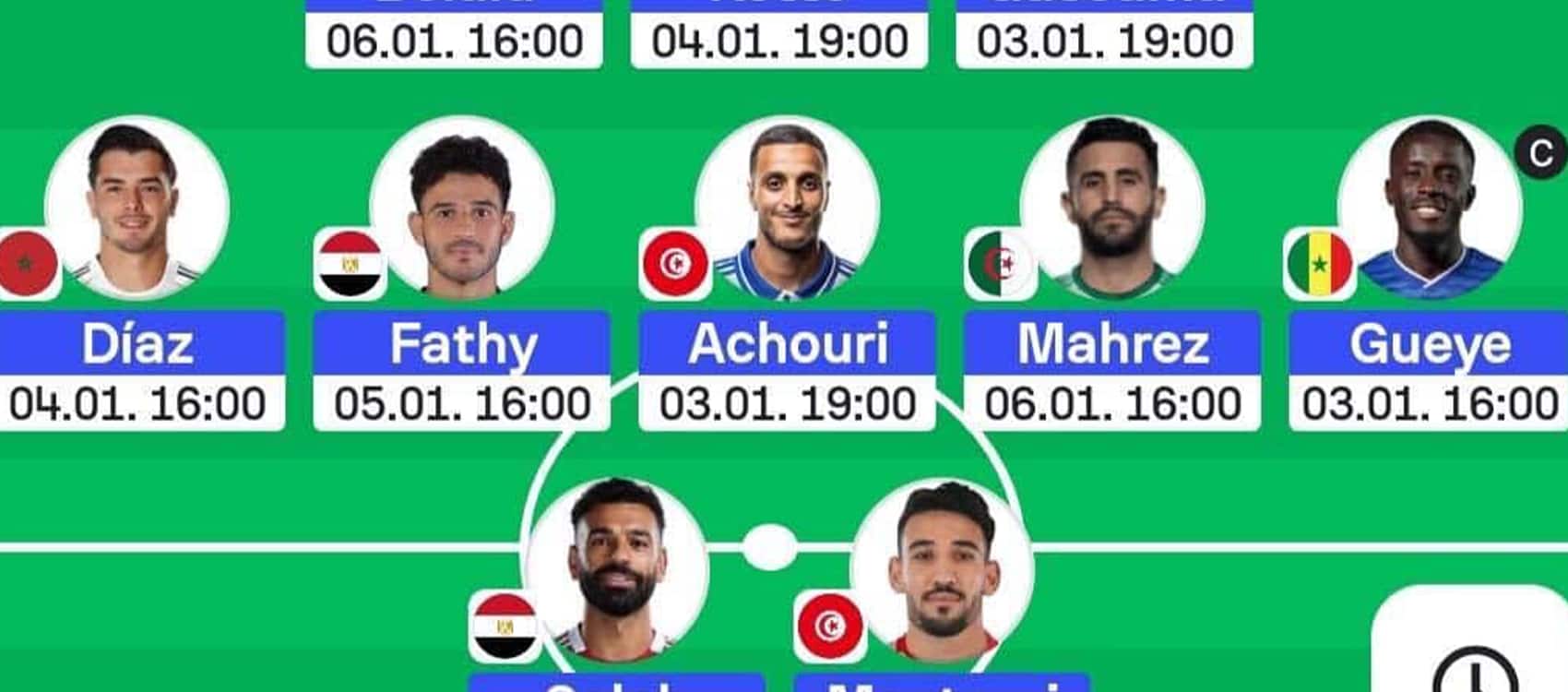 AFCON Fantasy Gameweek 4: Team Reveals