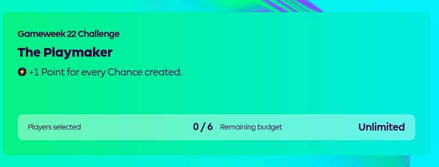 FPL Challenge Gameweek 22