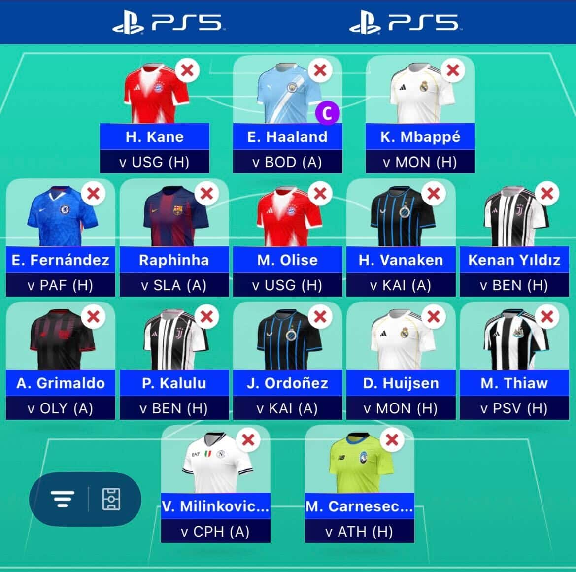UCL Fantasy 