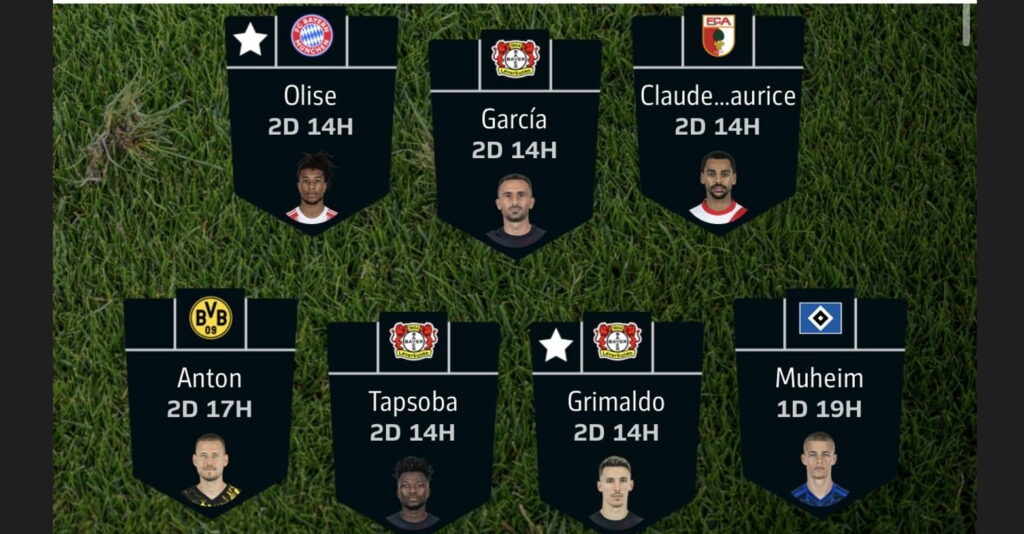Fantasy Bundesliga Matchday 23 team reveals