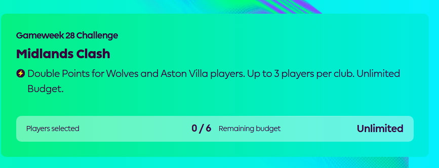 FPL Challenge Gameweek 28