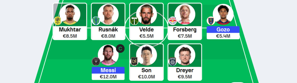 MLS Fantasy: Gameweek 2 team reveals