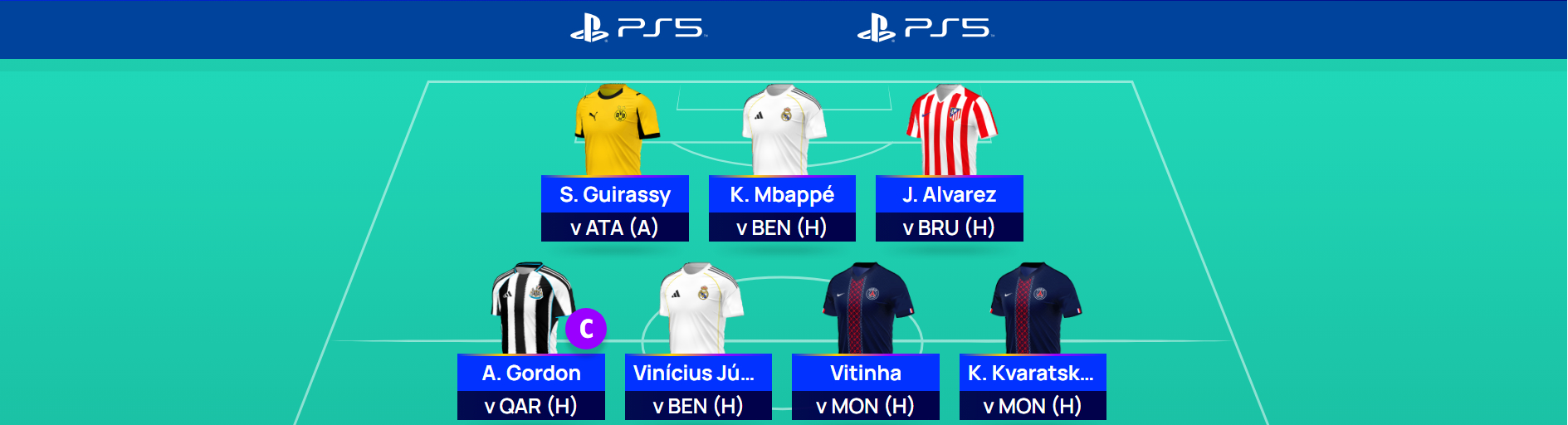 UCL Fantasy: Matchday 10 team reveals