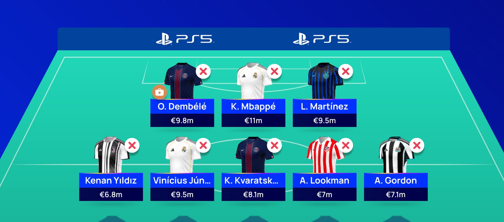 UCL Fantasy Matchday 9: Team reveals