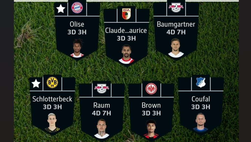 Fantasy Bundesliga Matchday 26 team reveals