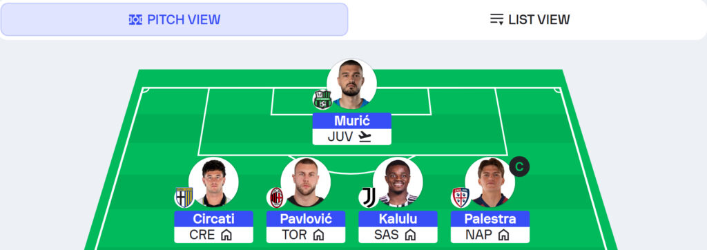 Serie A Fantasy: Gameweek 30 team reveals – Sofascore