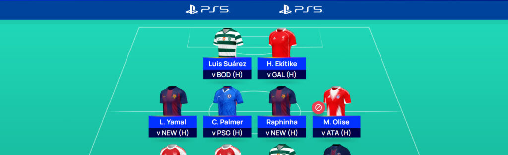 UCL Fantasy: Matchday 12 team reveals