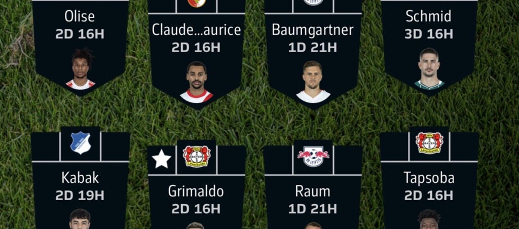 Fantasy Bundesliga Matchday 31 team reveals