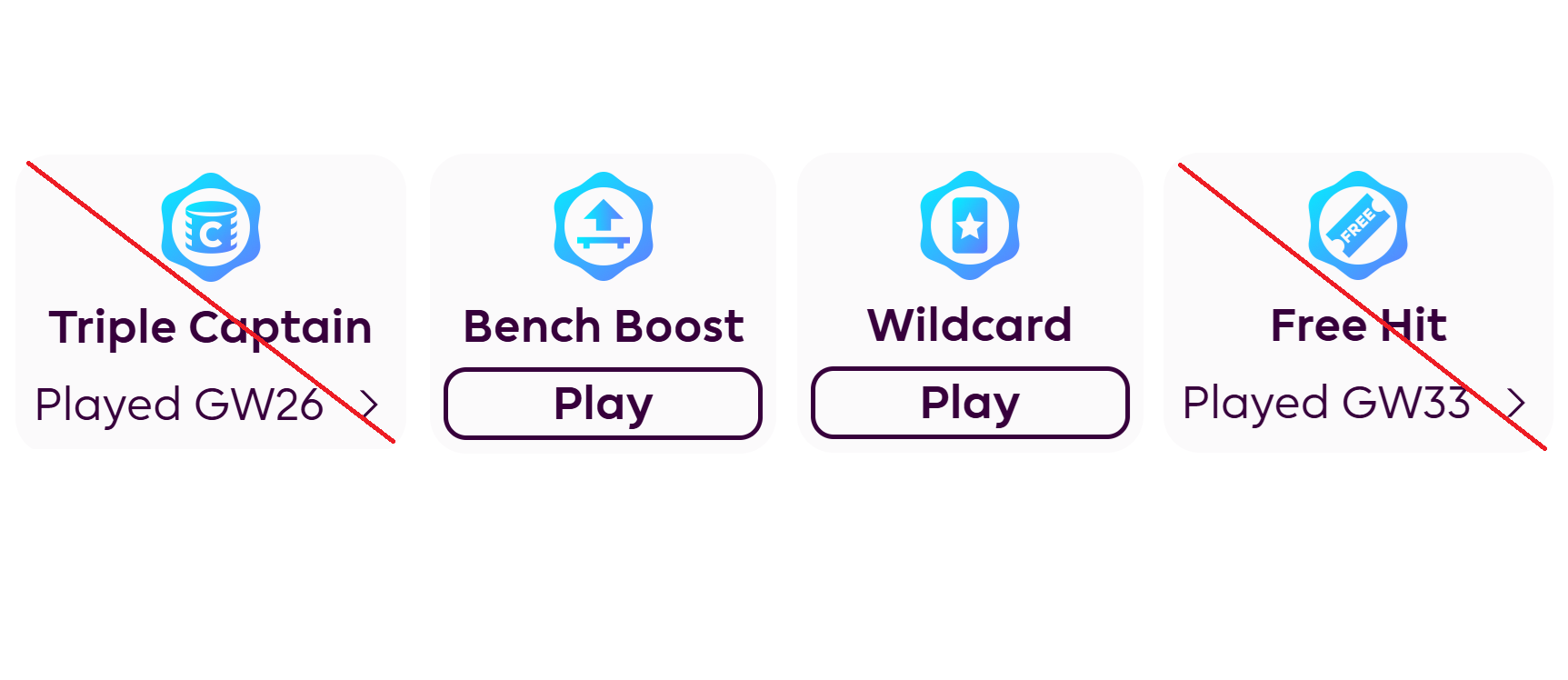 Is there an alternative to GW35 Wildcard + GW36 Bench Boost?