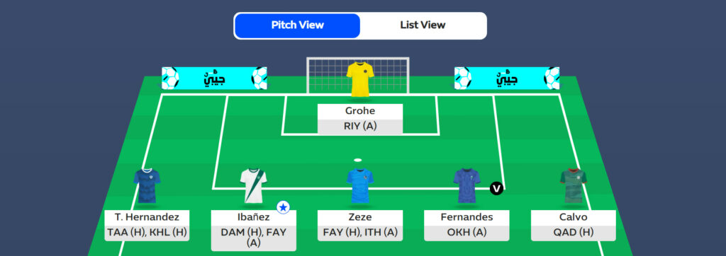 Saudi Fantasy: Round 27 Team Reveals