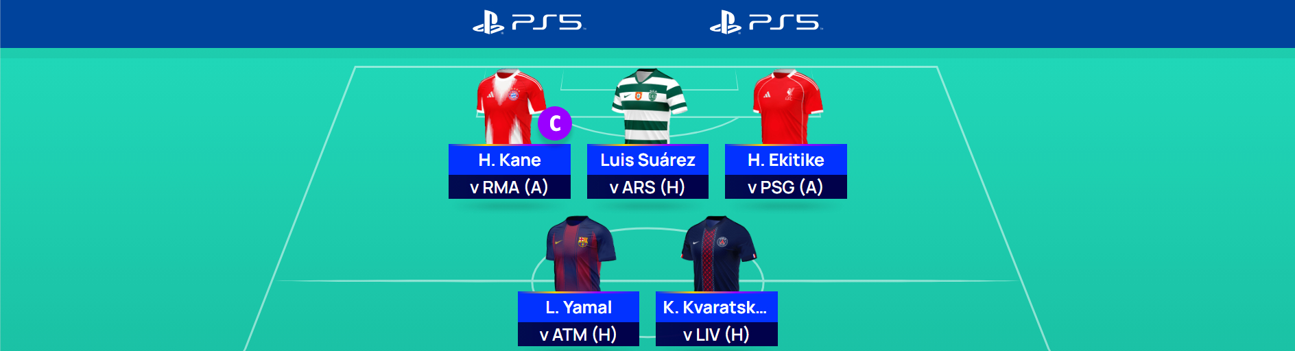 UCL Fantasy: Matchday 13 team reveals