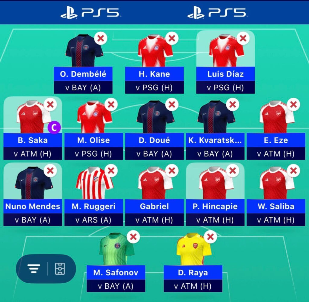 UCL Fantasy 16