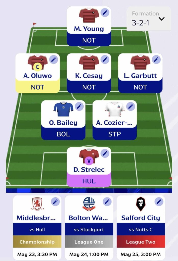 Fantasy EFL Play-Offs