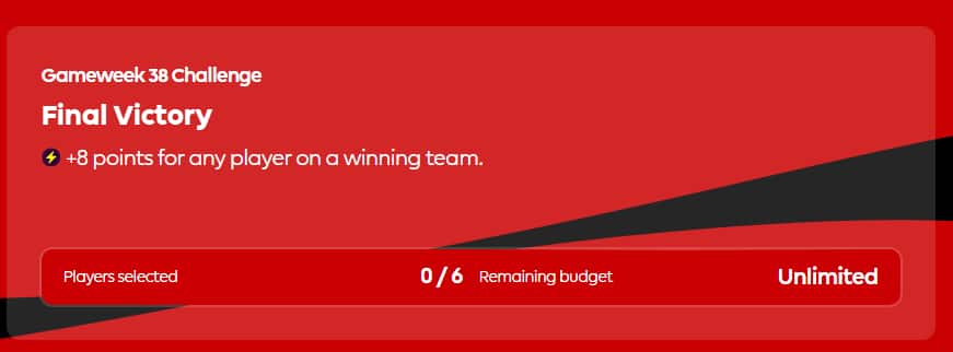 FPL Challenge Gameweek 38