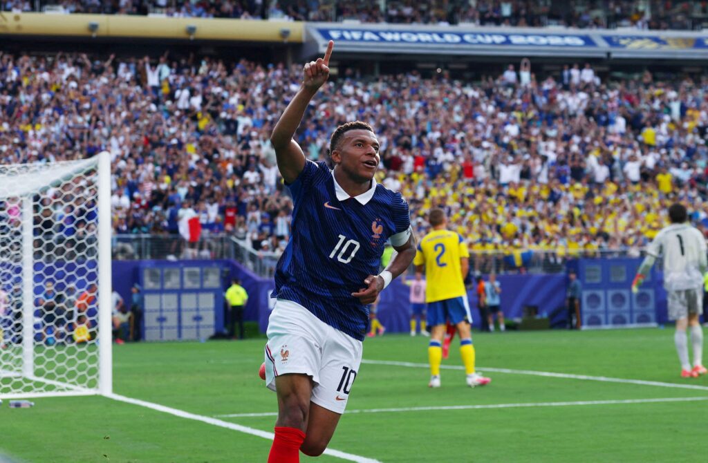 Mbappe brace