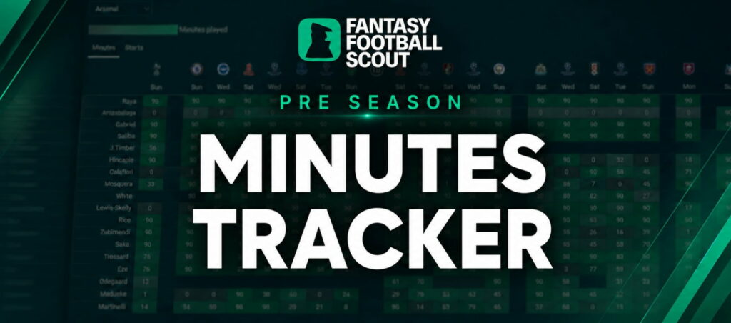 FPL 2026/27: Our Pre-season Minutes Tracker is live!