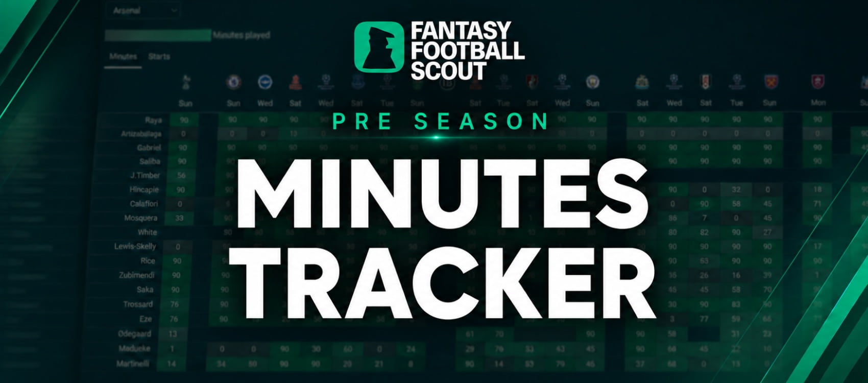 FPL 2026/27: Our Pre-season Minutes Tracker is live!
