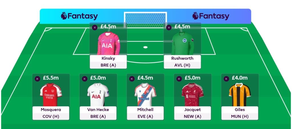 2026/27 team reveals: FPL Family Sam’s first draft