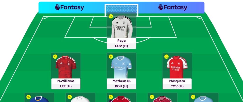 FPL Focal’s team reveal: 3-5-2 + double Arsenal defence