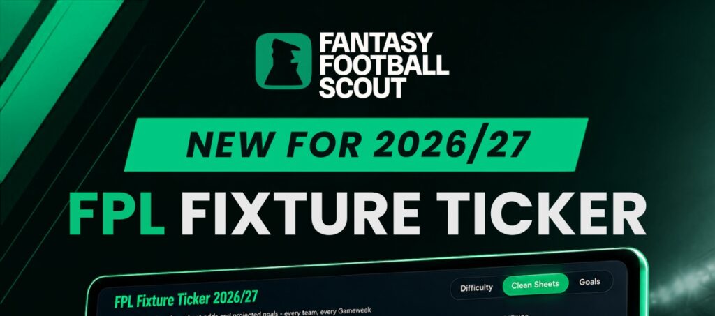 Introducing our all-new FPL fixture ticker for 2026/27!