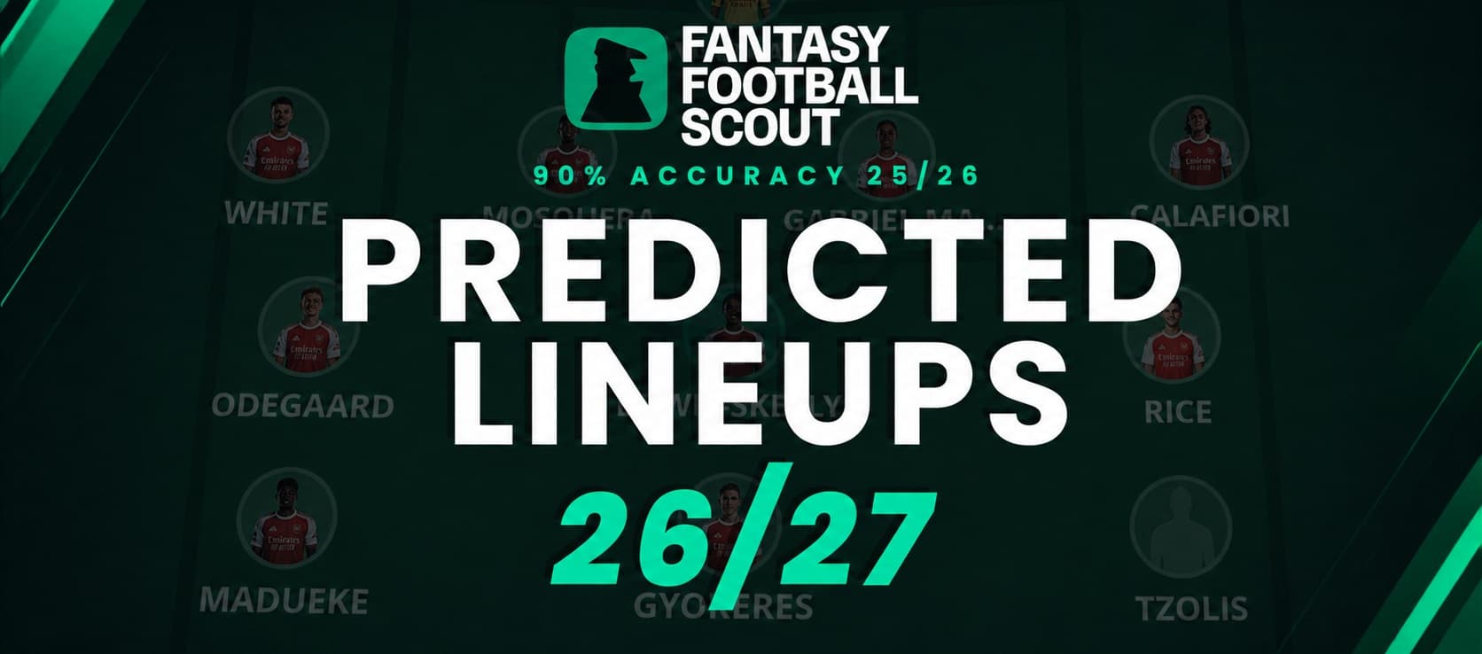 FPL 2026/27 - Predicted Line-ups