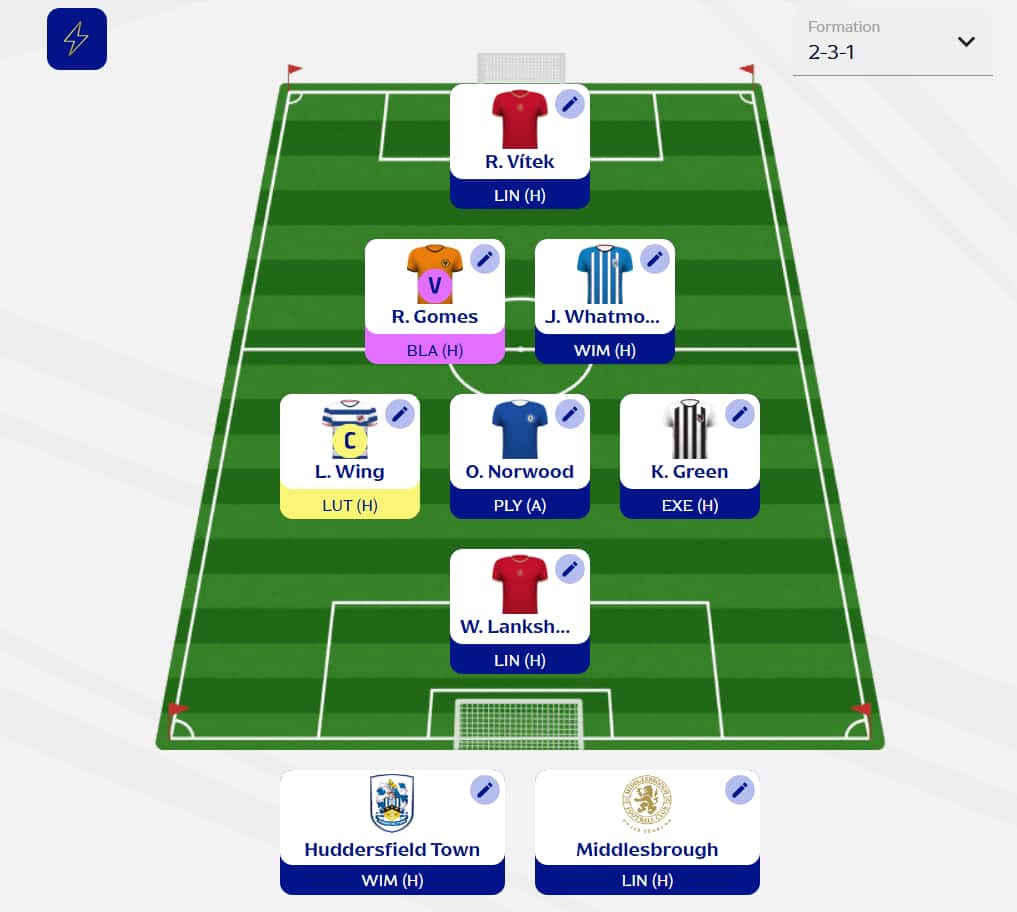 Fantasy EFL Gameweek 1
