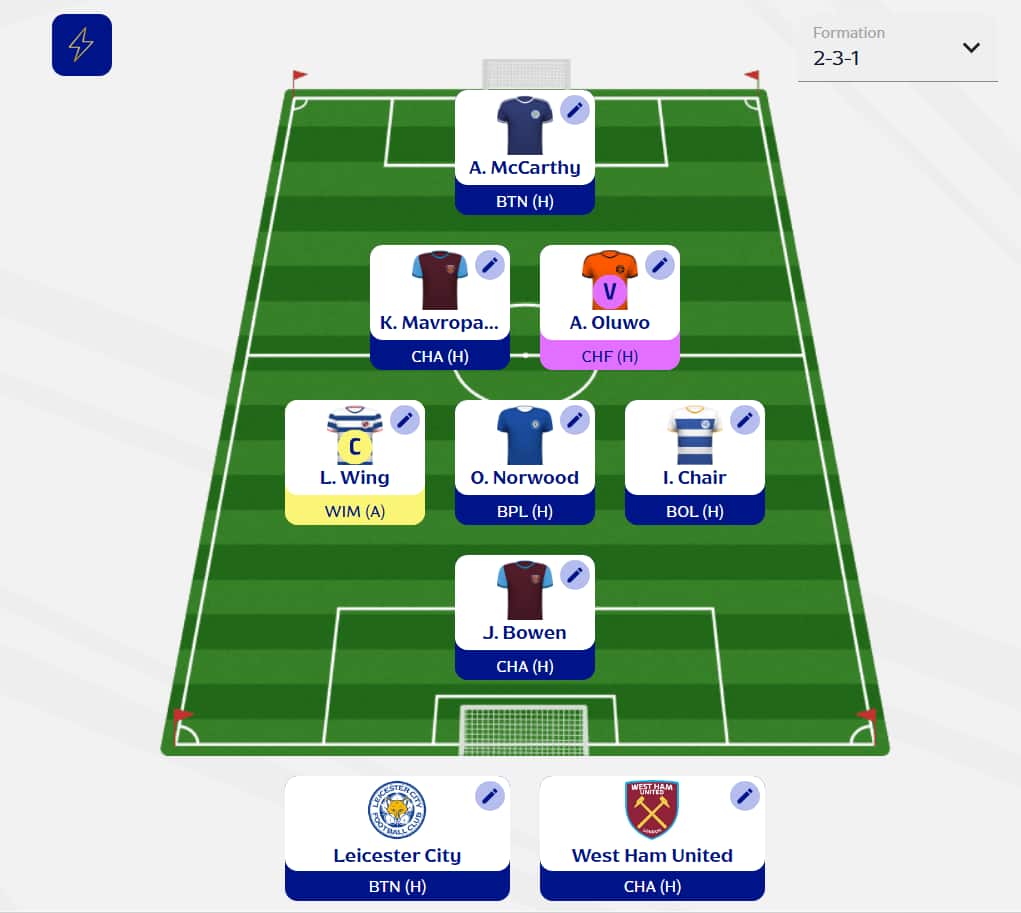 Fantasy EFL 2 Picks