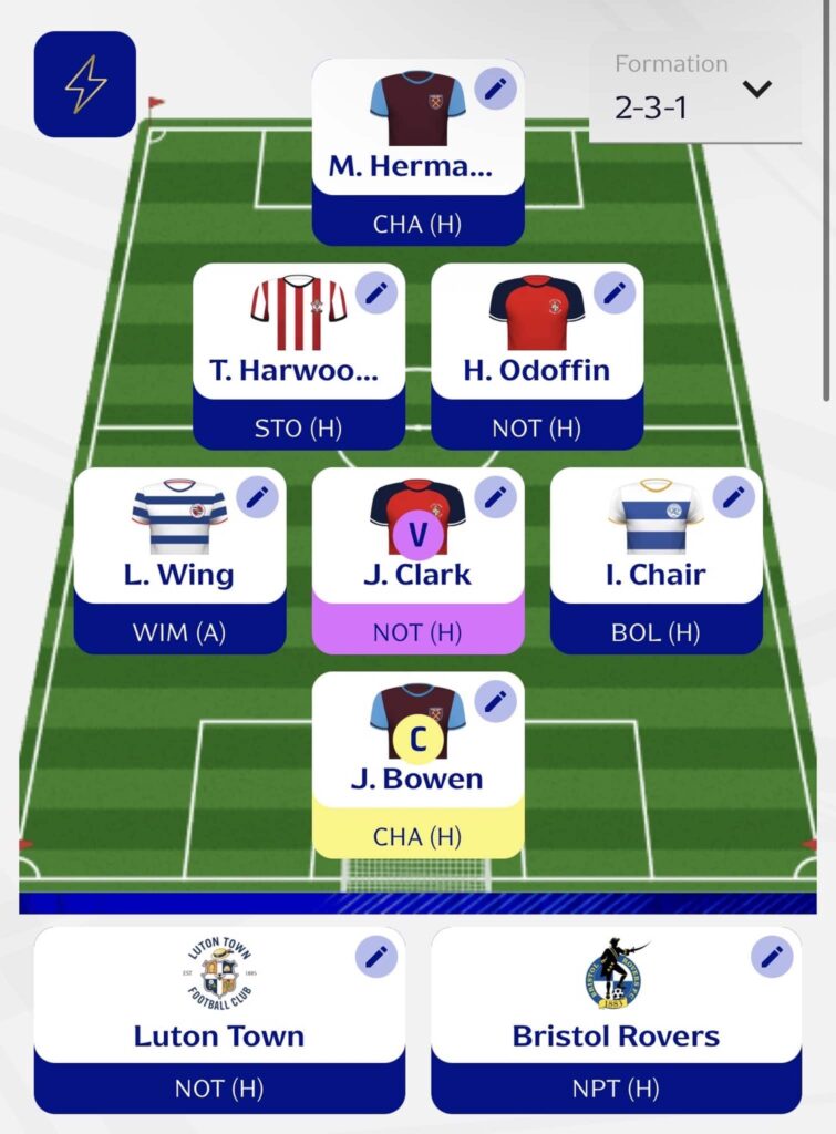 Fantasy EFL Gameweek 2