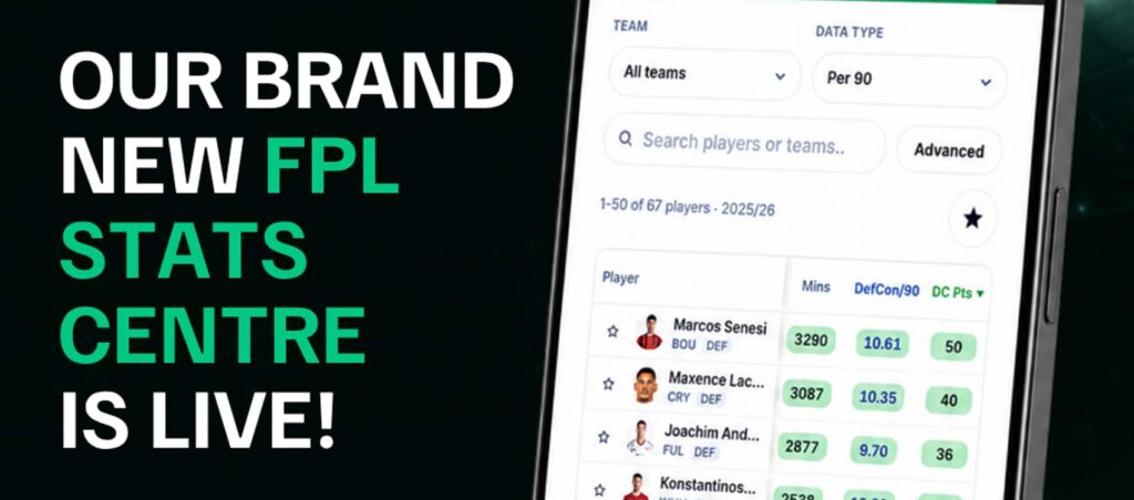 Introducing… our new FPL Stats Centre!