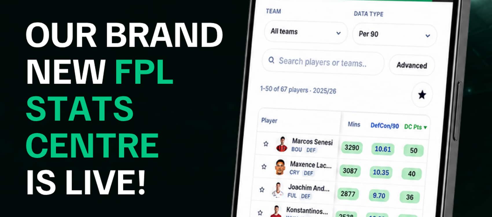 Introducing... our new FPL Stats Centre!