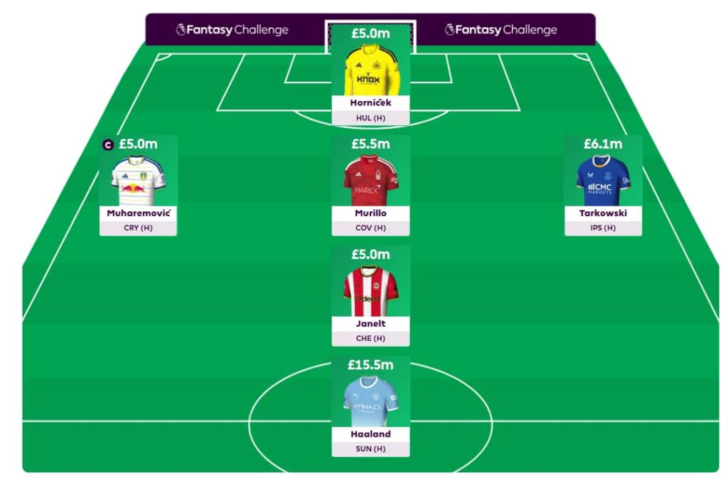 FPL Challenge Gameweek 5