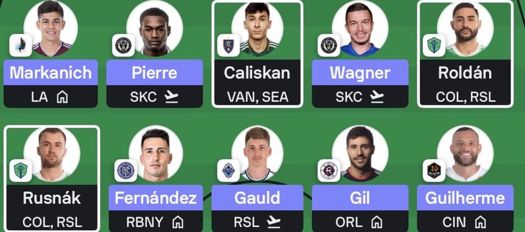 MLS Fantasy: Gameweek 26 team reveals