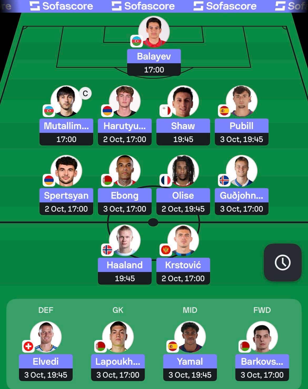 Nations League Fantasy