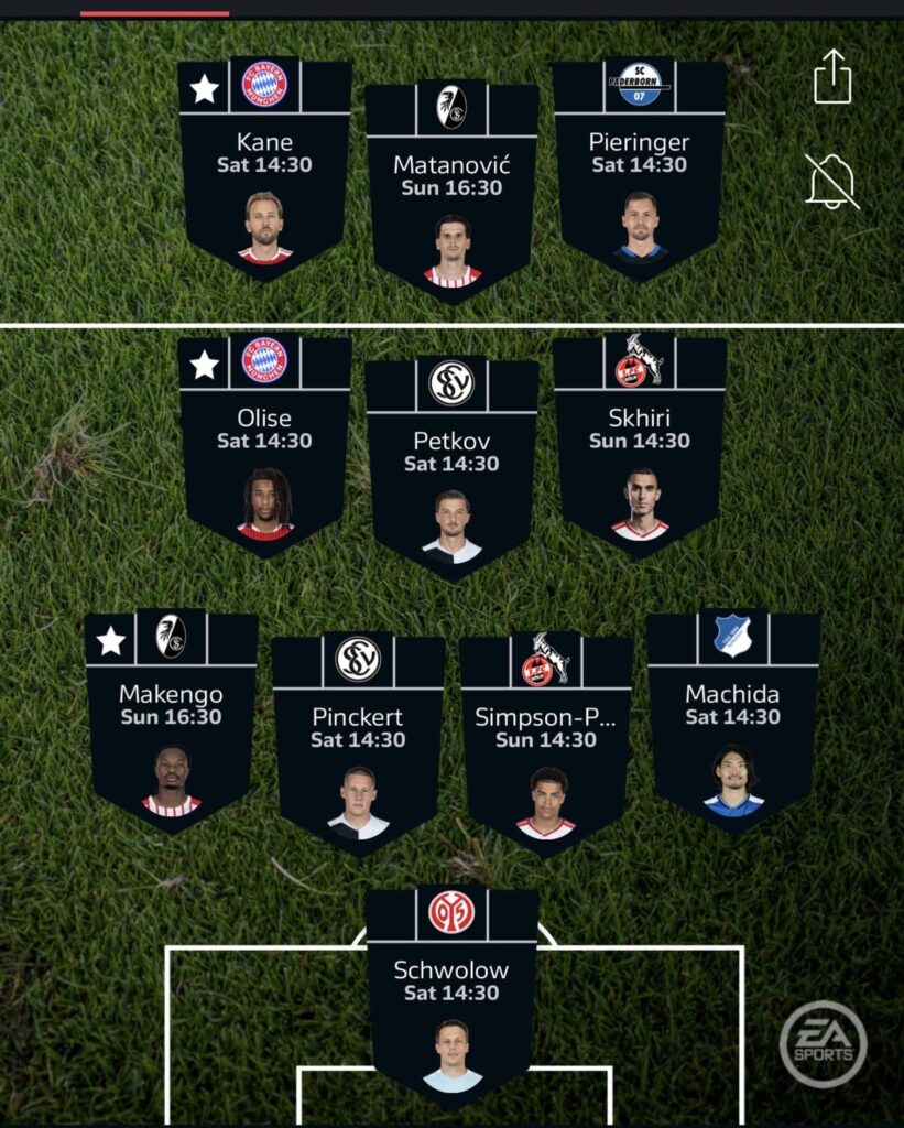 Fantasy Bundesliga Matchday 5