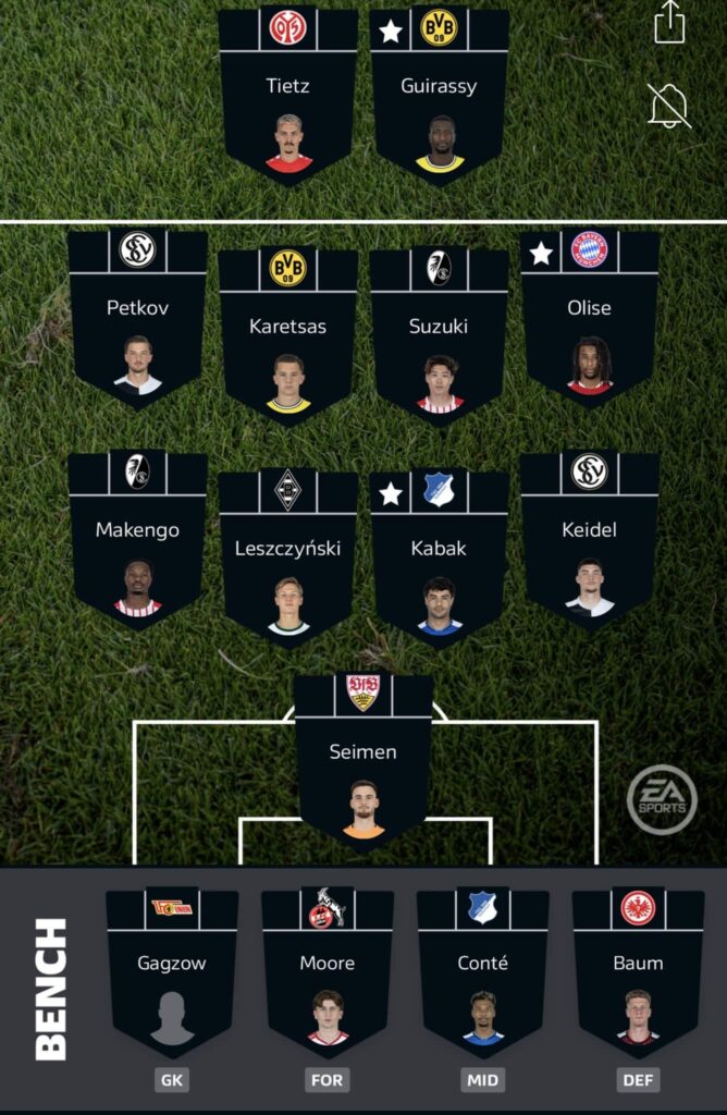 Fantasy Bundesliga Matchday 5