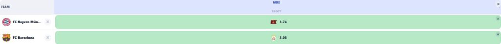 Matchday 2 Differentials