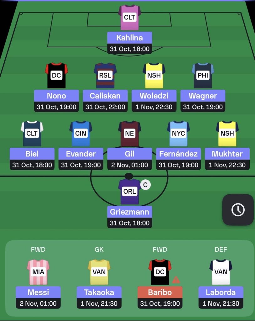 MLS Fantasy 33